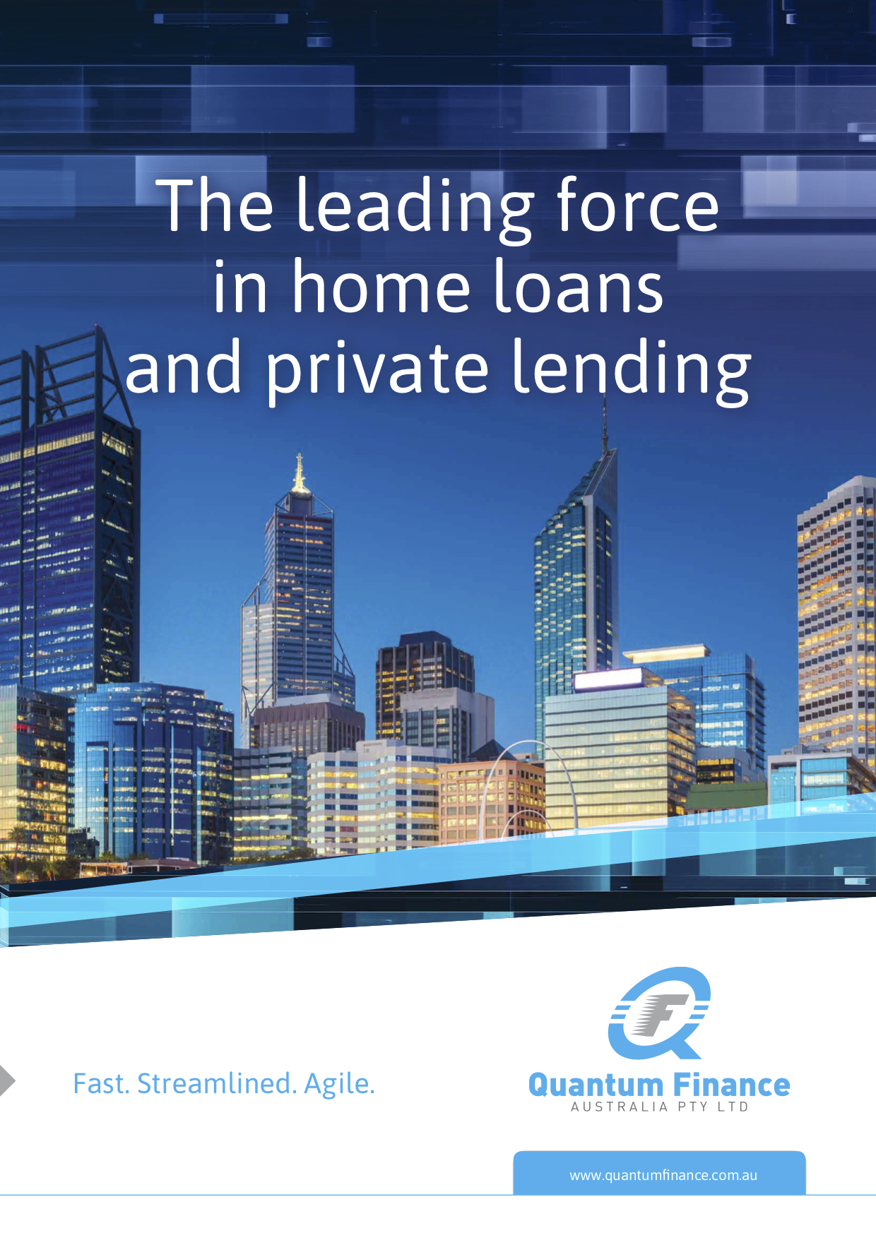 The Quantum Finance Australia Company Profile for facilitating home finance and private lending solutions