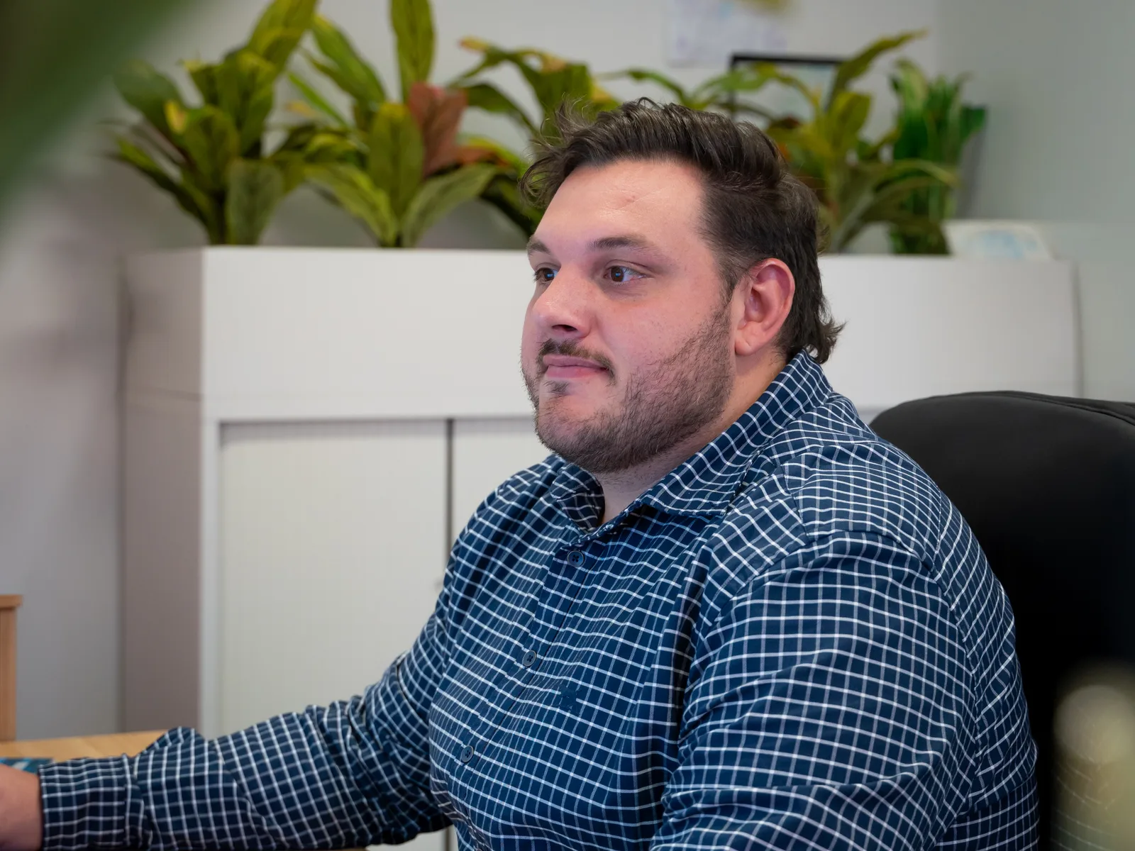 A Quantum Finance broker working through an investor's lending position
