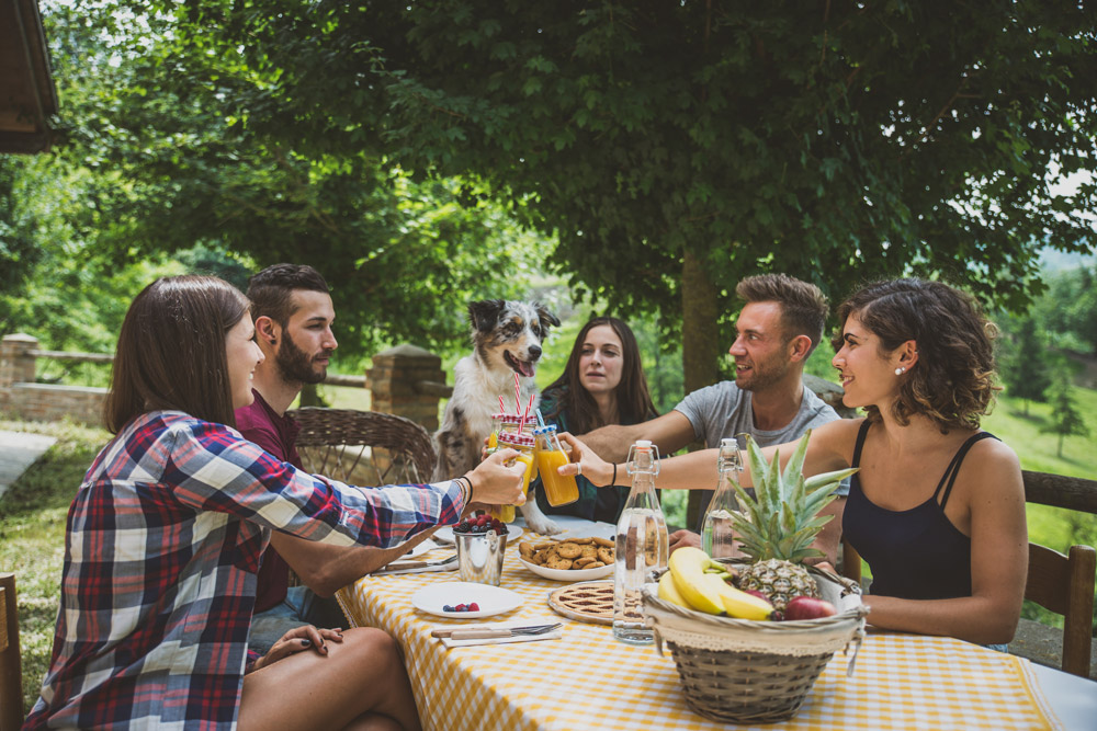 Family and Friends at a country home in Australia