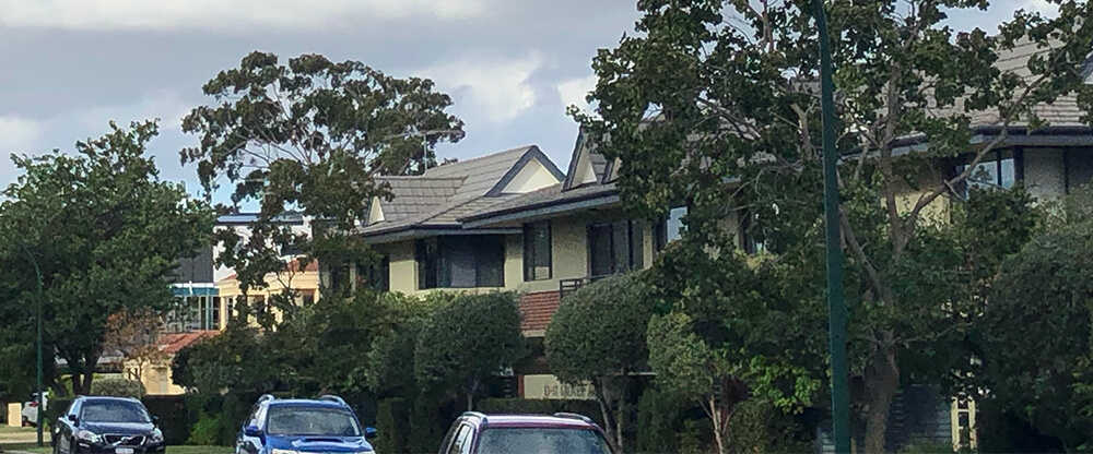 A street in one of Perth's prestigious outer suburbs.
